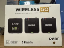 RHODE Wireless GO III Compact Wireless Microphone System (gen 3) NEW