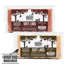 Premium Suet Logs 6pk-36pk (90g), High Energy Bird Food For Wild Garden Birds