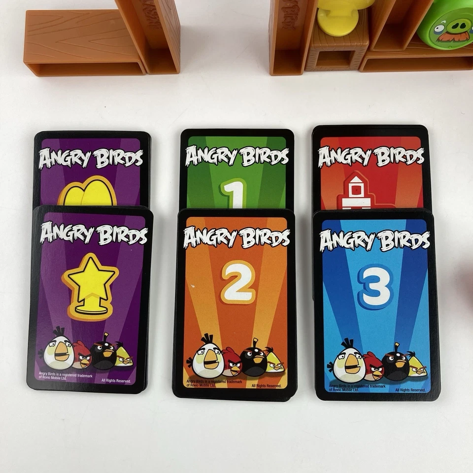 Angry Birds Knock on Wood Game - 2010 Mattel - 100% Complete - Image 3 of 4