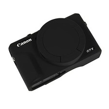 Case for Canon Powershot G7 X Mark III Digital Camera, Soft Silicone Black