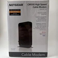 NETGear CM500 DOCSIS 3.0 Cable Modem Cert. for XFINITY by Comcast Cox Spectrum +