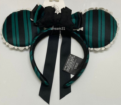 BNWT Disney The Haunted Mansion Ghost Host Minnie Mouse Ear Headband