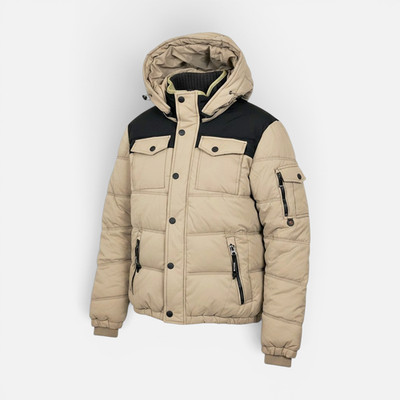 Khujo Men's Winter Jacket Model: Gun Beige M