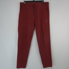 Mack Weldon Sweatpants Men's Large Red Joggers Drawstring Lounge Pants 33x28