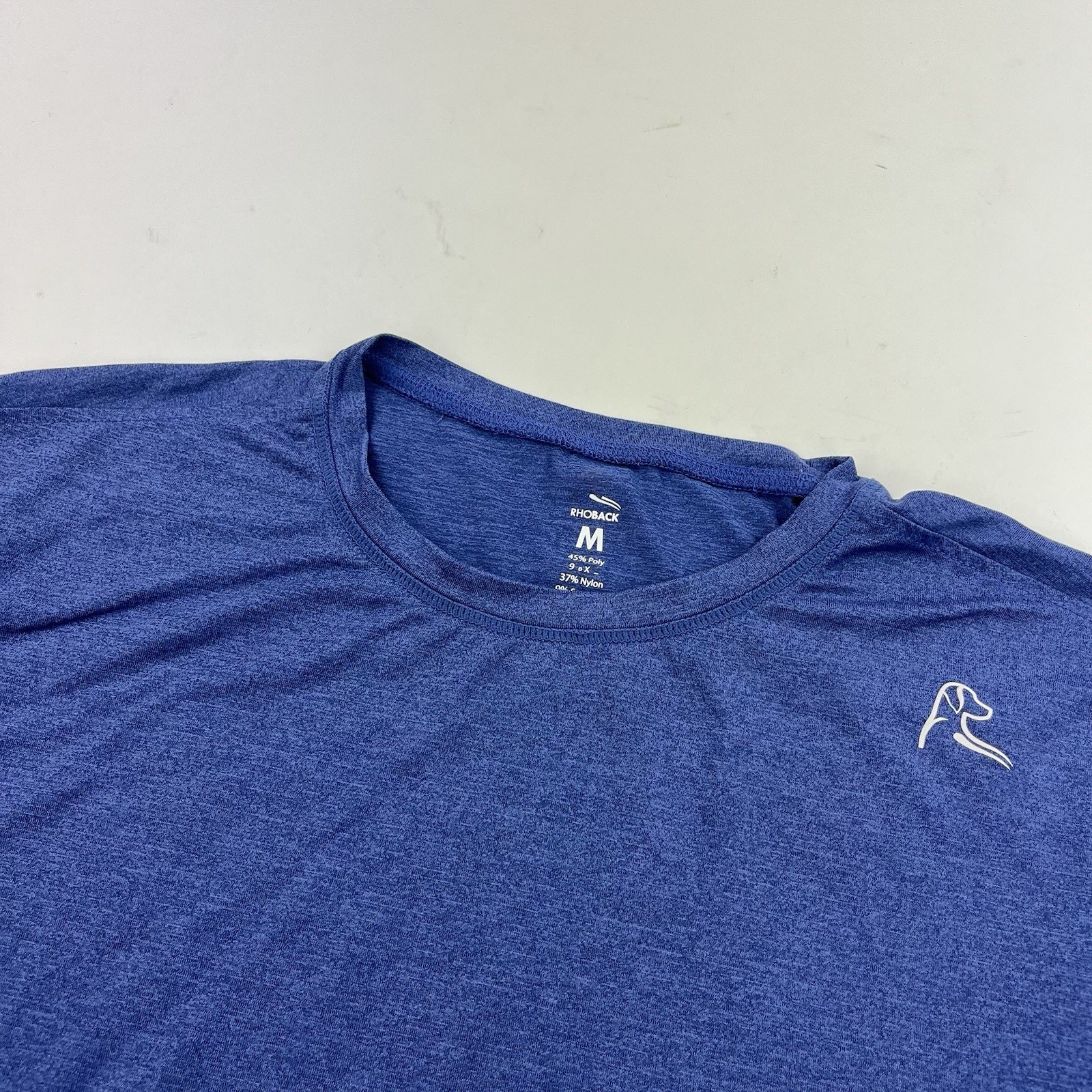 Rhoback Blue Performance Stretch Long Sleeve T Sh… - image 2