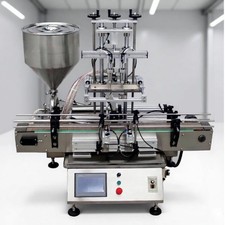 Auto Liquid Paste Filling Machine 12MM Dual Nozzle Bottle Filler W/Control Panel