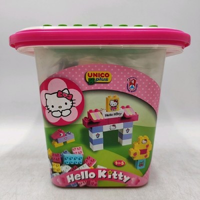 Androni Unico Plus Hello Kitty Bucket 8661 Large 56 Piece Bricks