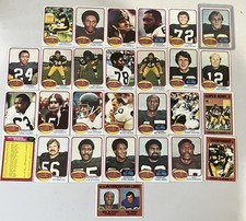 1976 Topps Football PITTSBURGH STEELERS Team Set - 28 Cards Jack Lambert RC 
