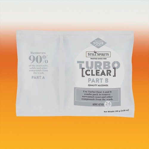 Still Spirits Turbo Clear Finings - 130g zweiteiliger Beutel für alkoholreiche Waschungen