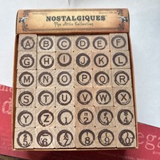 EK Success Rubber Stamp Alphabet