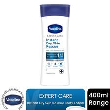 Vaseline Instant Dry Skin Rescue Body Lotion 400ml Expert Care, 1/3/6/8/10/12 Stück