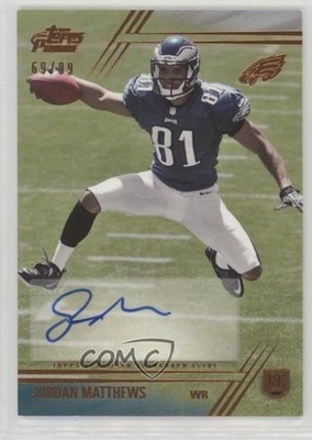 2014 Topps Prime Rookie Variation Copper 69/99 Jordan Matthews #108 Auto o7j