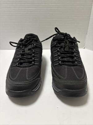 Skechers Summits AT Upper Draft Men's Sport Outdoor Sneaker Shoes Black 9.5 Wide