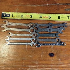 Lot Of 10 Small Vintage Wrenches Including Snap On