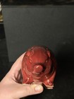 ANTIQUE VINTAGE 1940s BEVAN KILNS MAROON PIG ART DECO TOOTHPICK HOLDER — photo 6