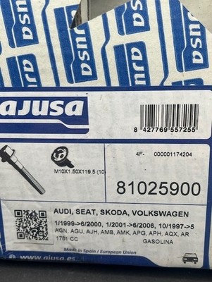 Ajusa Cylinder Head Bolt Sets 81025900 AUDI VW NOS