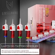 50PCS Finger Ledge Tattoo Cartridge Needle Mixed Size RL RS RM M1