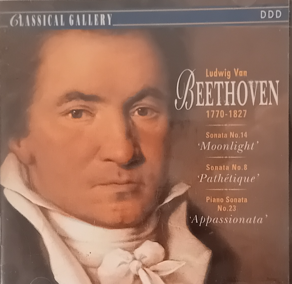 Ludwig van Beethoven Sonatas Moonlight, Pathetique, Appassionate   Music CD Alb