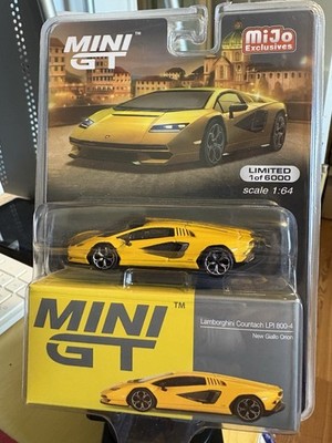 Mini GT 1:64 Lamborghini Countach LPI 800-4 New Giallo Orion #733