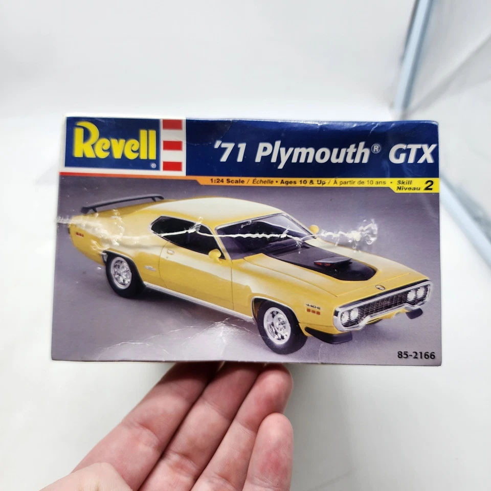 UH Revell 1/24 1971 '71 Plymouth GTX Model Car Kit 85-2166 Sealed New *READ DESC - Image 4 of 4