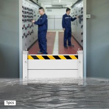 Flood Barrier for Home Aluminum Alloy Garage Door Water Barrier H15.7in W31.5in