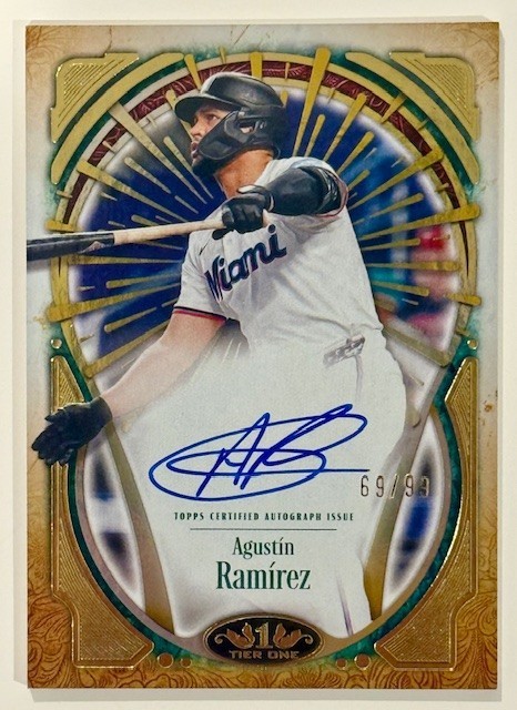 2026 Topps Tier One - Agustin Ramirez Xplosions Auto /99