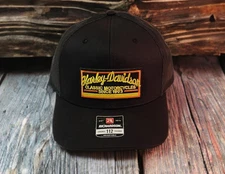 Harley Davidson Richardson 112 Trucker Hat Black