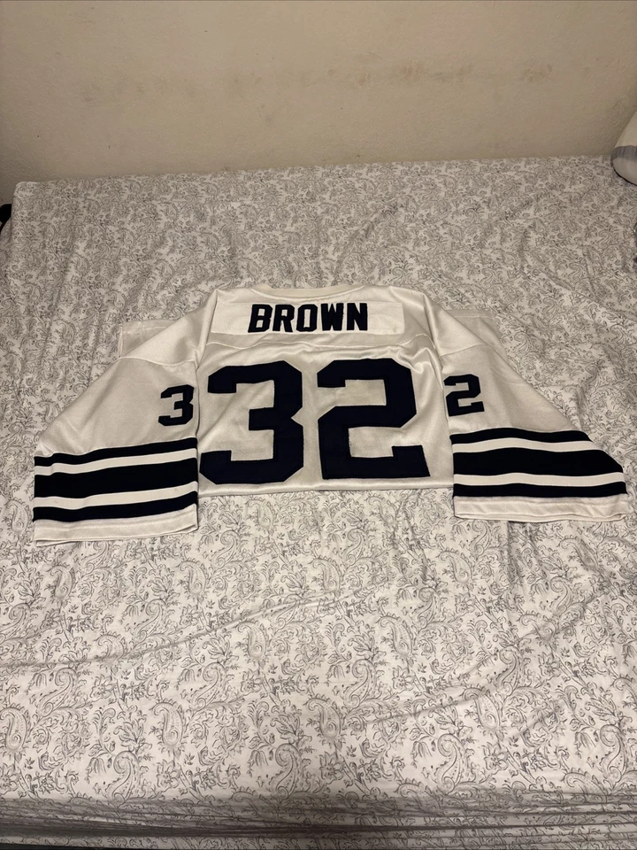 Jim Brown Syracuse Adidas True School Authentics College Jersey 3XL56 - Image 2 of 4