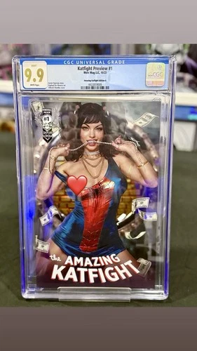 The Amazing Katfight | Shikarii | Spider-Man Cosplay Cover A | CGC 9.9