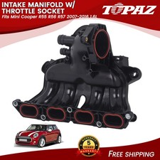Intake Manifold W Throttle Socket Fits Mini Cooper R55 R56 R57 2007-2016 1.6l Intake Manifold W Throttle Socket Fits Mini Cooper R55 R56 R57 2007-2016 1.6l