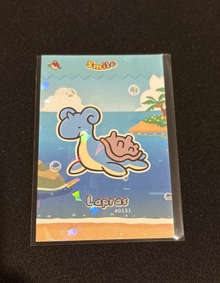 Limited Edition Full Art Rare Smile Lapras Pokemon Card Database #0131  