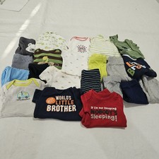 Baby Boy Clothes Newborn Lot Of 21 Pieces Carters, Gerber, Cat And Jack Gymboree