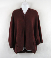 Wrap Womens 100% Cashmere 3/4 Sleeve Hooded F...