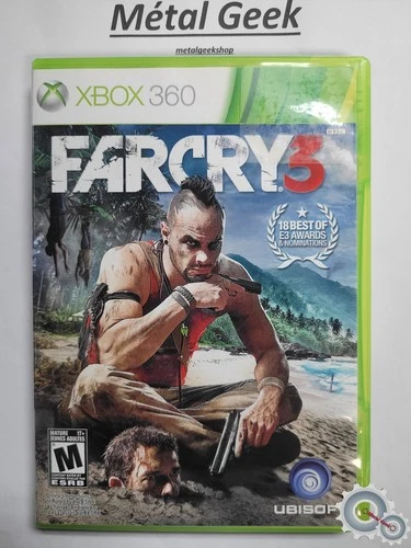 Farcry 3 Xbox 360 CIB EN/FR Tested Free Shipping in Canada !!