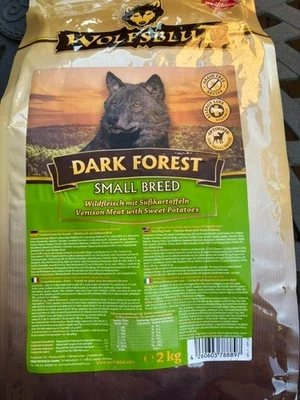 Wolfsblut Trockenfutter Dark Forest Small Breed 2kg: Wild & Süßkartoffen - Bild 1 von 3