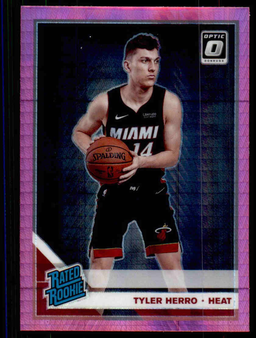 2019-20 Donruss Optic #172 Tyler Herro Hyper Pink Rookie