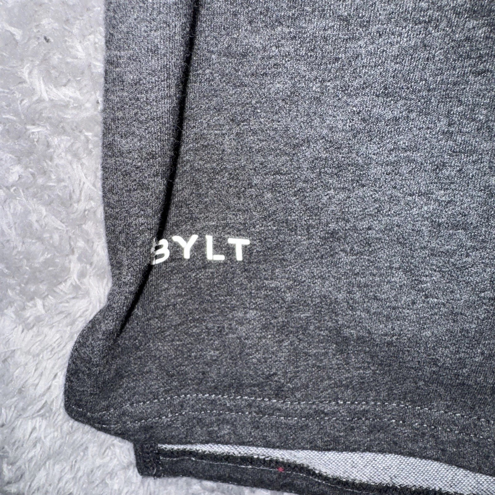 BYLT Basic Crew Split Hem Lux Size Large Short Sl… - image 5