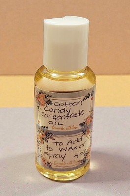 Zems Handmade 1 Concentrate Oil For Candle Or Spray Making Cotton Candy 4oz