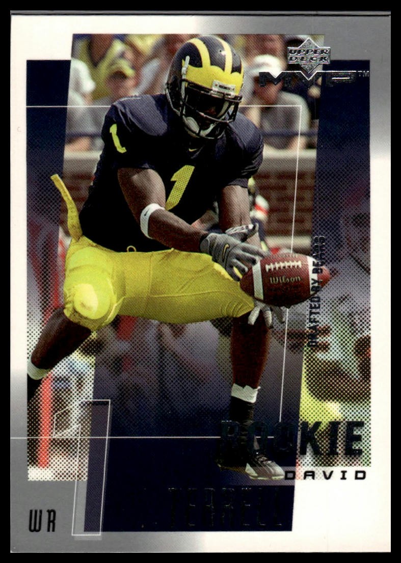 2001 Upper Deck MVP #314 David Terrell