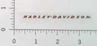 Harley-Davidson Block Font Wordmark HD Motorcycle Sticker Decal