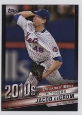 2020 Topps Decades Best Series 2 Pitchers Black 56/299 Jacob deGrom #DB-98 rs2