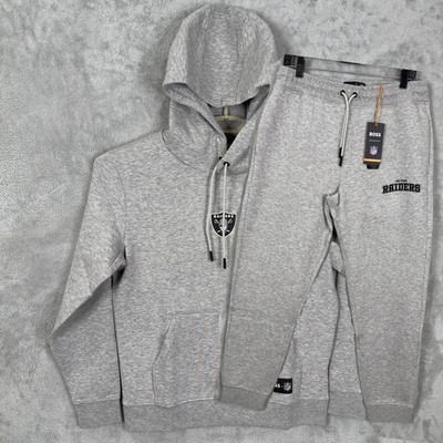 Hugo Boss x NFL Raiders Grey Tracksuit Set Men s Size L New with Tags