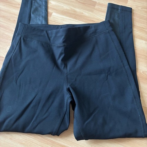 Harley -Davidson Black leggings with Leather Accents