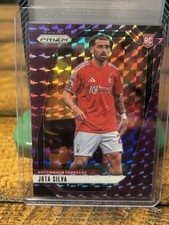 2024-25 Panini Prizm Premier League Jota Silva #264 Purple Mosaic Prizm /249 RC