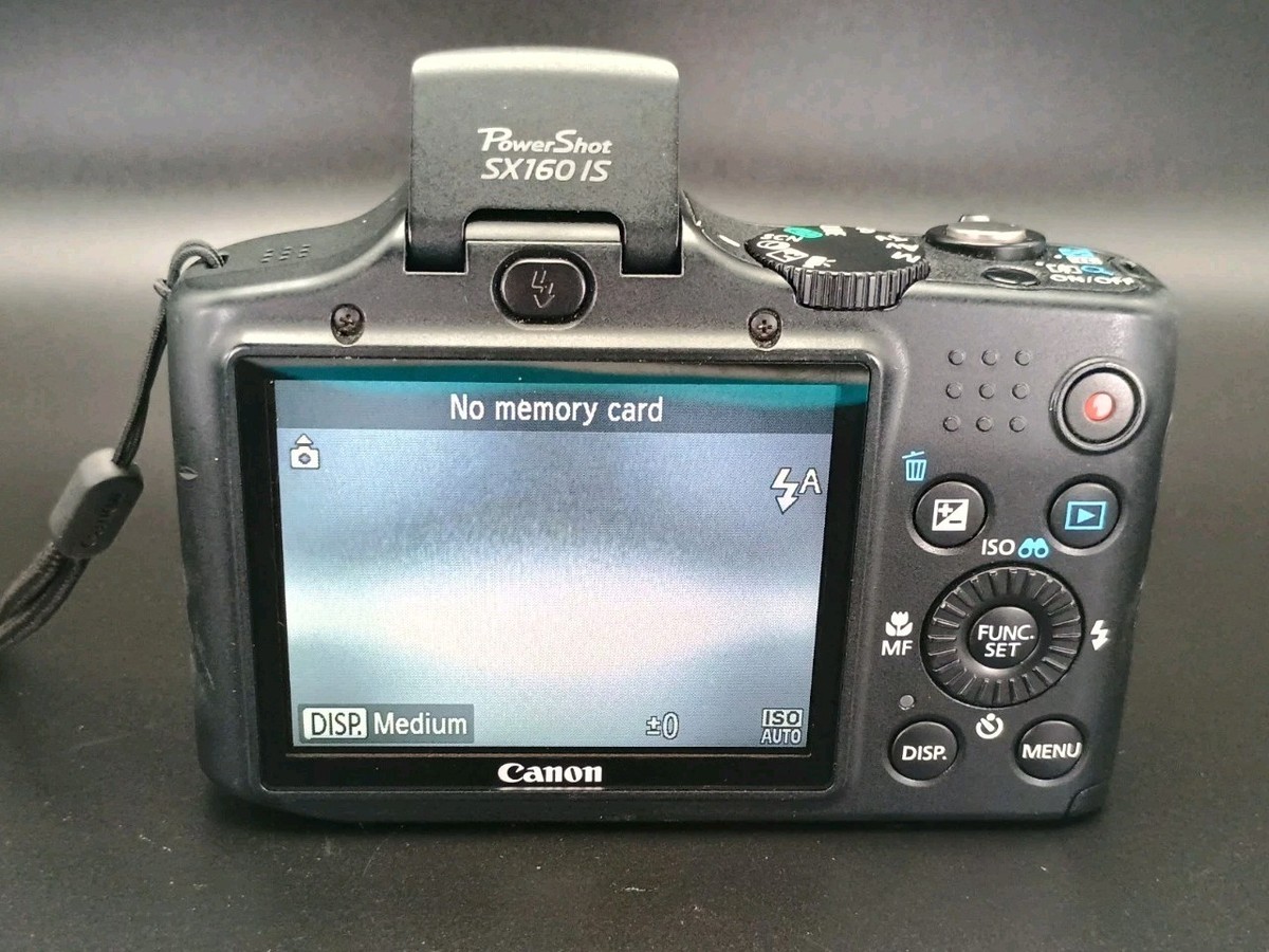 Canon PowerShot SX160 IS 16.0MP Digital Camera - Black (6354B001