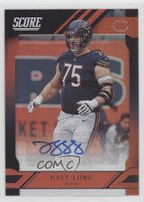 2019 Score Signatures Kyle Long #SI-KL Auto 0nr3