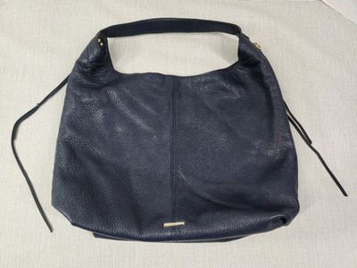 Rebecca Minkoff Blue Pebbled Leather Shoulder Bag Hobo Handbag