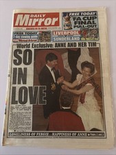 1992 Daily Mirror Newspaper Saturday, 9th May. Anne And Tim On The Front Cover.