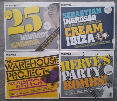 4x Mixmag CDs - Sebastian Ingrosso, Laurent Garnier, Ritton,  Herve
