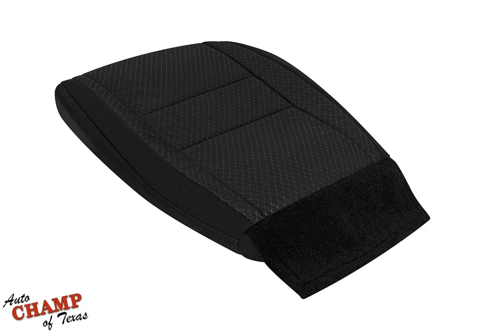 For 18-22 Jeep Grand Cherokee Laredo - Driver Side Bottom Cloth Seat Cover Black - Image 4 of 4